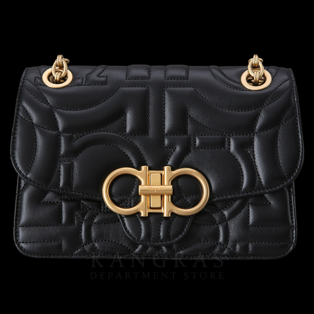 FERRAGAMO(USED)페레가모 21H153 간치니 퀼팅 플랩백